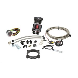 Ford Mustang Water-Methanol Injection Kit - Snow Performance - Stage 2 Boost Cooler with Stainless Steel Braided Line and 4AN Fittings - `11-`17